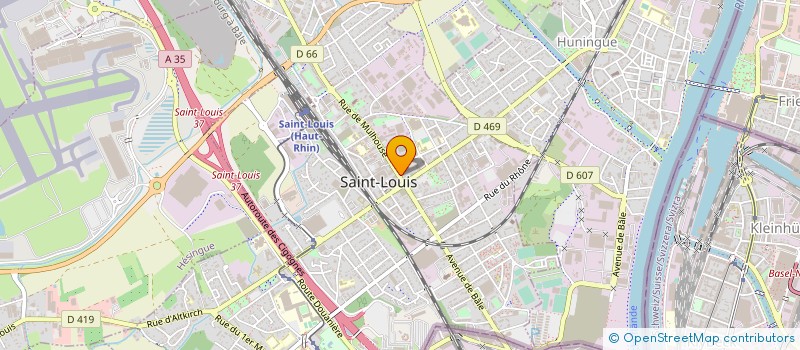 localisation de l'entreprise SUNNYSKY THREE  SAINT-LOUIS
