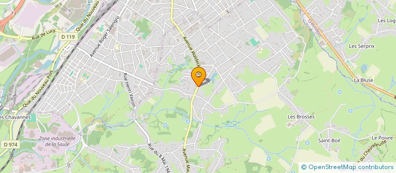 localisation de l'entreprise SUNOMACO  SAINT-VALLIER