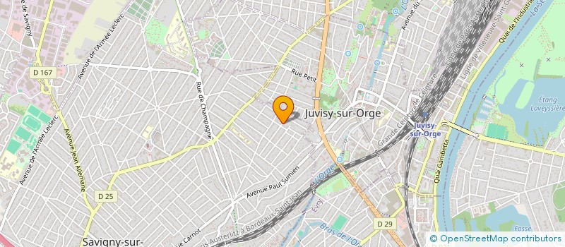 localisation de l'entreprise SUNOPRO à SAVIGNY-SUR-ORGE
