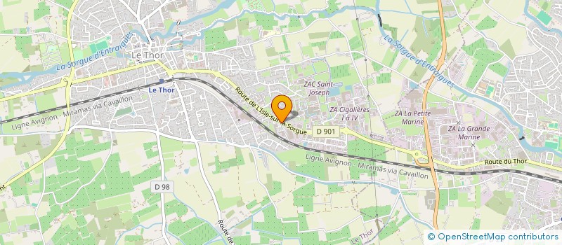 localisation de l'entreprise SUNPHEA HOME  LE THOR