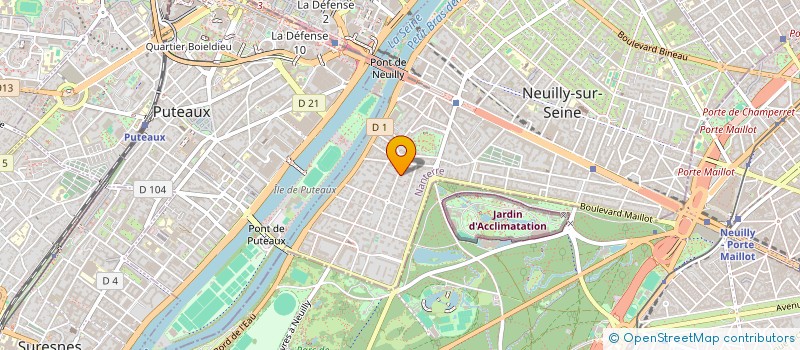 localisation de l'entreprise SUNPLACE à NEUILLY-SUR-SEINE