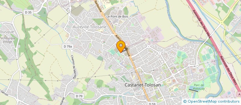 localisation de l'entreprise SUNPLENA à CASTANET-TOLOSAN