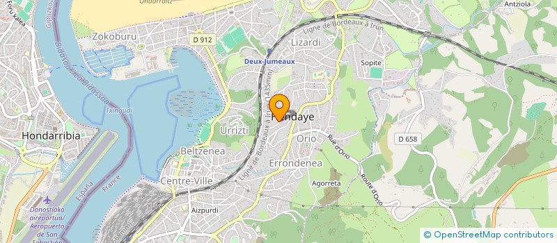 localisation de l'entreprise SUNPOOL VILLAS  HENDAYE