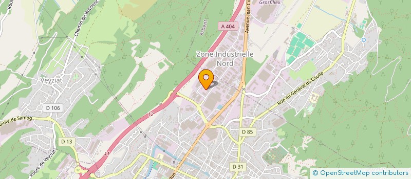 localisation de l'entreprise SUNPRODUCTS FRANCE à OYONNAX