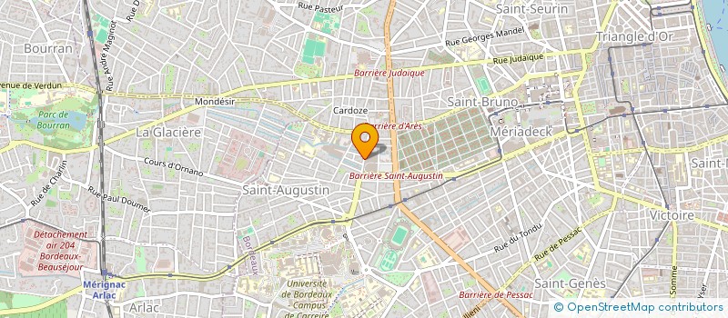 localisation de l'entreprise SUNPROM  BORDEAUX