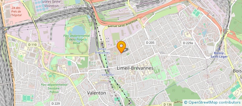 localisation de l'entreprise SUNRAY TRANSPORTS INTERNATIONAL à LIMEIL-BREVANNES