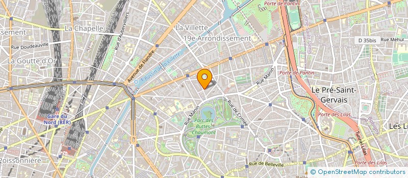 localisation de l'entreprise SUNREX  PARIS