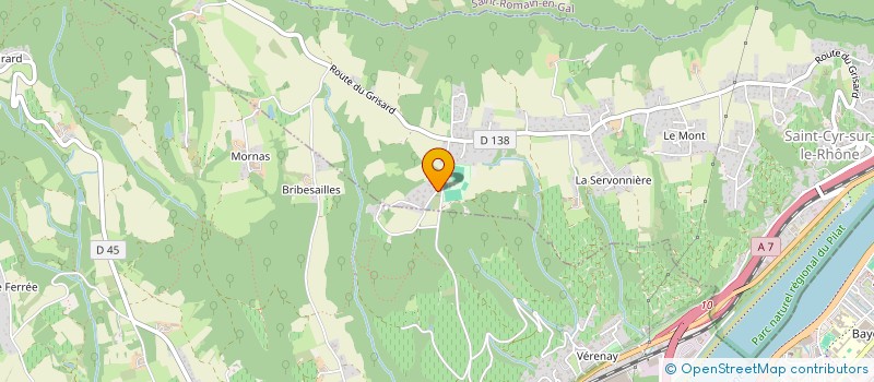 localisation de l'entreprise SUNRISE  SAINT-CYR-SUR-LE-RHONE