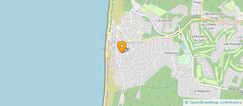 localisation de l'entreprise SUNRISE  LACANAU