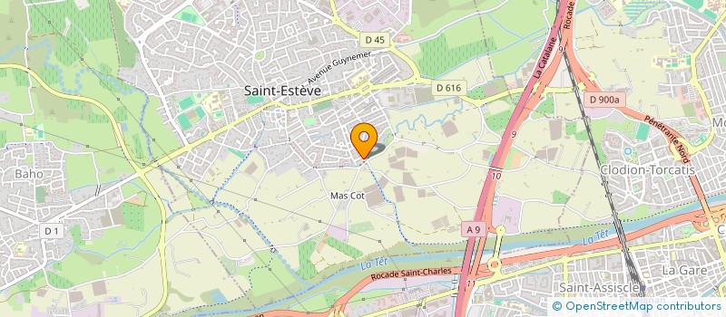 localisation de l'entreprise SUNRISE  SAINT-ESTEVE