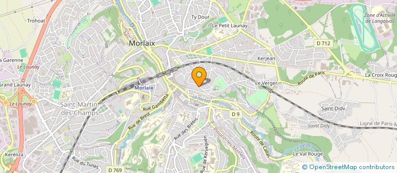 localisation de l'entreprise SUNRISE CACAO à MORLAIX