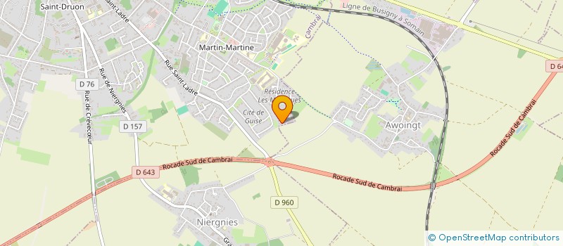 localisation de l'entreprise SUNRISE INVEST à CAMBRAI