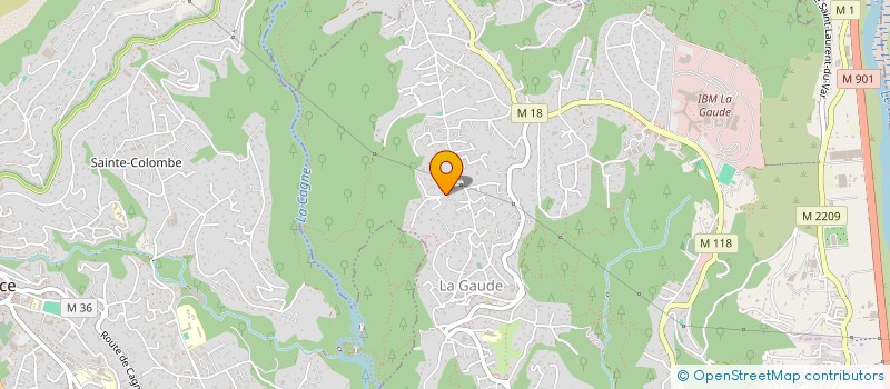 localisation de l'entreprise SUNRISE IT CONSULTING à LA GAUDE