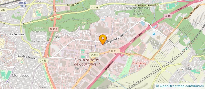 localisation de l'entreprise SUNROCK à VILLEBON-SUR-YVETTE