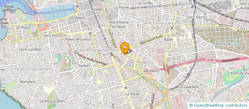 localisation de l'entreprise SUNS à MARSEILLE