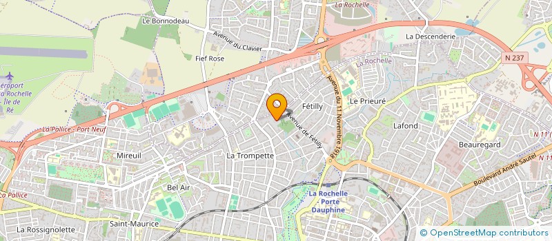 localisation de l'entreprise SUNSET 17  LA ROCHELLE