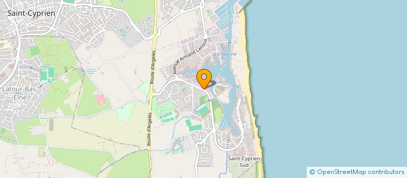 localisation de l'entreprise SUNSET  SAINT-CYPRIEN