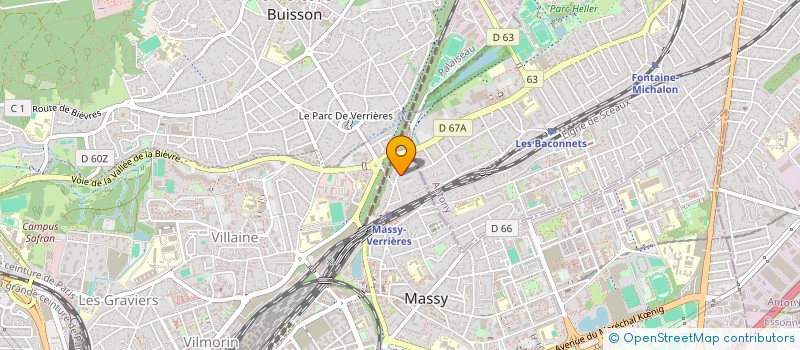 localisation de l'entreprise SUNSET  MASSY
