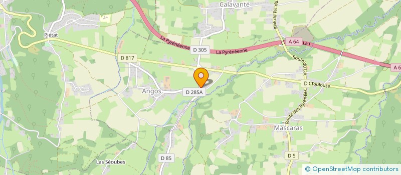 localisation de l'entreprise SUNSET  ANGOS