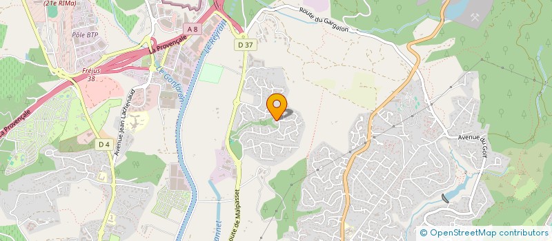 localisation de l'entreprise SUNSET AGENCY à FREJUS