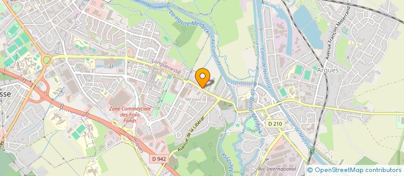 localisation de l'entreprise SUNSET BOULEVARD à ARQUES