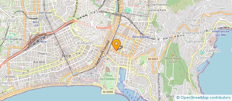 localisation de l'entreprise SUNSET CIE  NICE