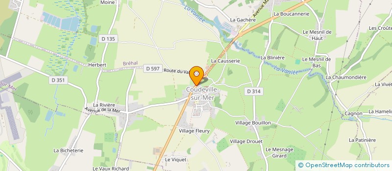 localisation de l'entreprise SUNSET & CO  COUDEVILLE-SUR-MER