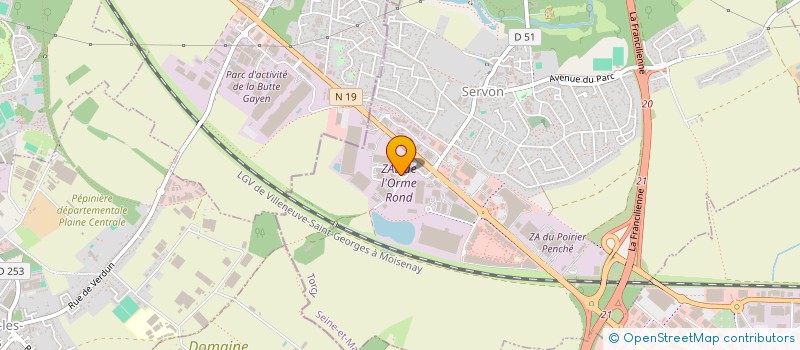 localisation de l'entreprise SUNSET FRANCE  SERVON