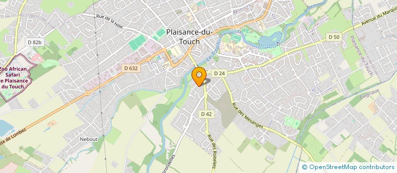 localisation de l'entreprise SUNSET VILLAGE  PLAISANCE-DU-TOUCH