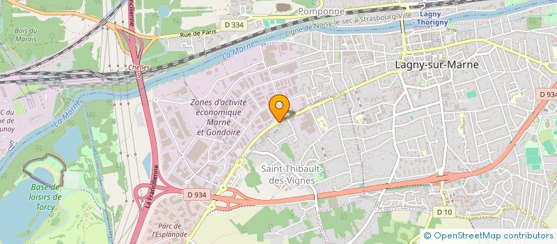 localisation de l'entreprise SUNSHINE  LAGNY-SUR-MARNE