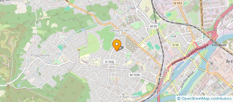 localisation de l'entreprise SUNSHINE  METZ