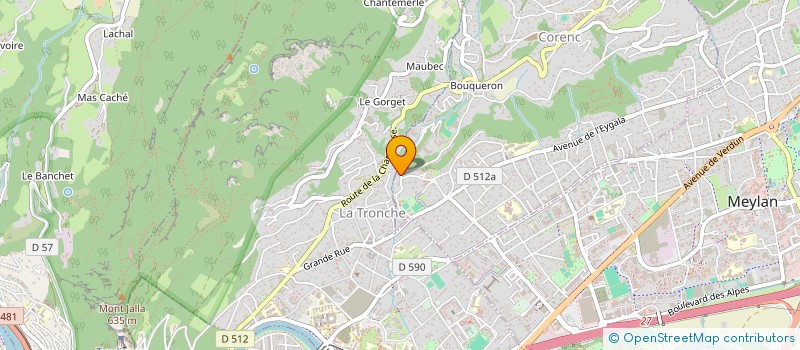 localisation de l'entreprise SUNSHINE  ARVILLARD