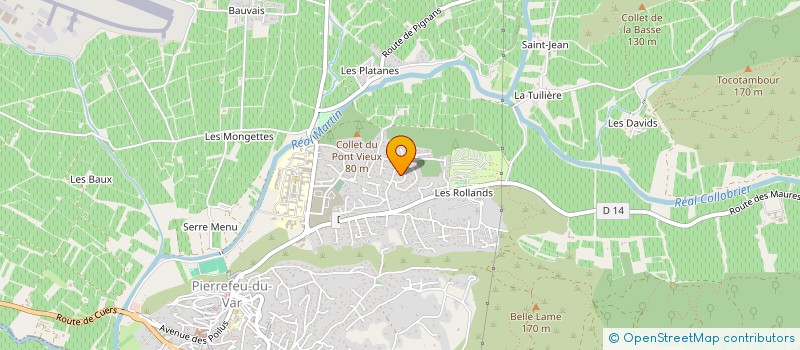 localisation de l'entreprise SUNSHINE  PIERREFEU-DU-VAR