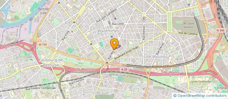 localisation de l'entreprise SUNSHINE  LILLE