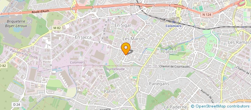 localisation de l'entreprise SUNSHINE CAPTURE à BLAGNAC