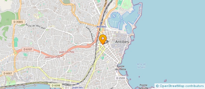 localisation de l'entreprise SUNSHINE RADIO à ANTIBES