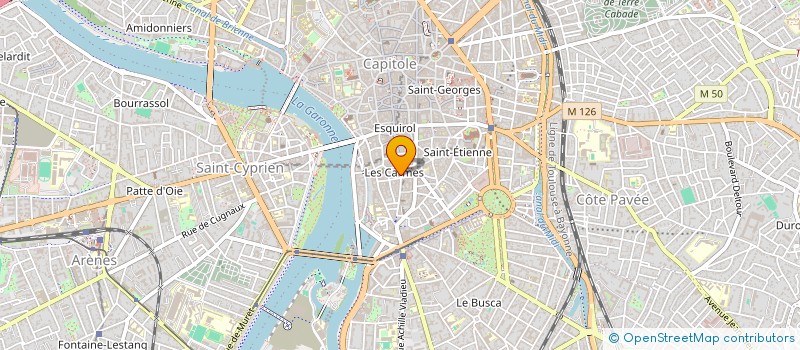 localisation de l'entreprise SUNSIDE CAFE TOULOUSE  TOULOUSE