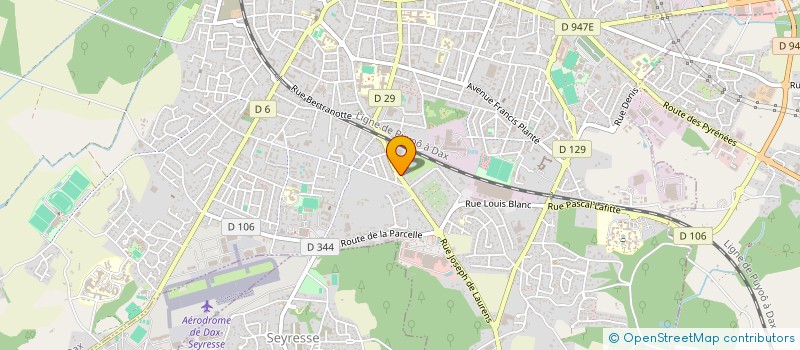 localisation de l'entreprise SUNSKIN'S  DAX