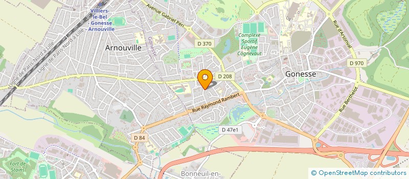 localisation de l'entreprise SUNSTAY  GONESSE