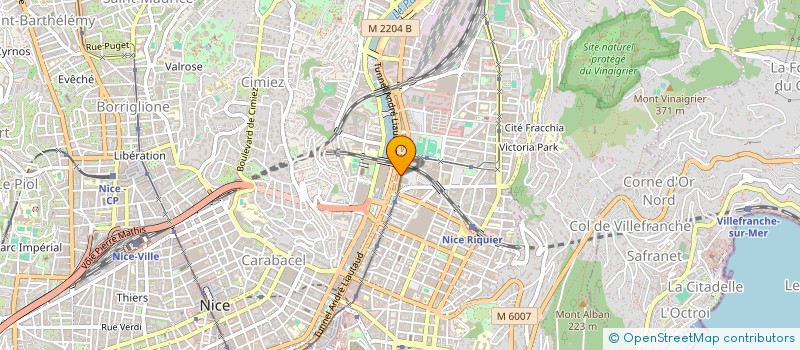localisation de l'entreprise SUNSTREAM à NICE