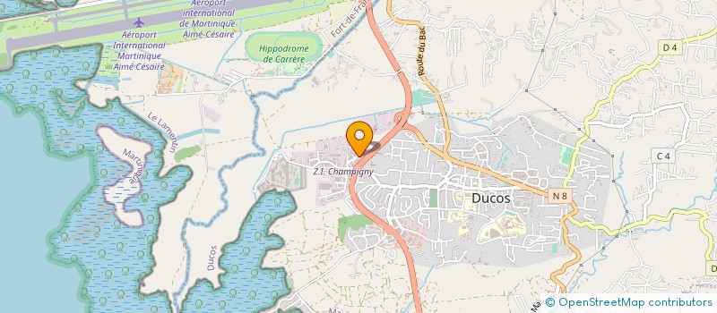 localisation de l'entreprise SUNTEX à DUCOS