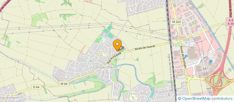 localisation de l'entreprise SUNTHESIS GROUPE à MUNDOLSHEIM