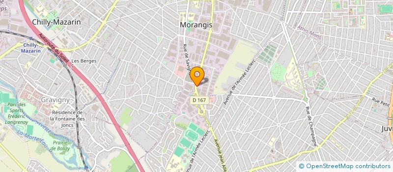 localisation de l'entreprise SUNTIME à MORANGIS
