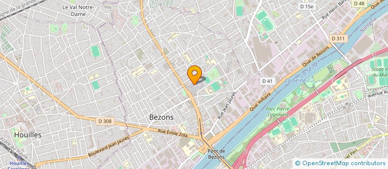 localisation de l'entreprise SUNTORINI à BEZONS