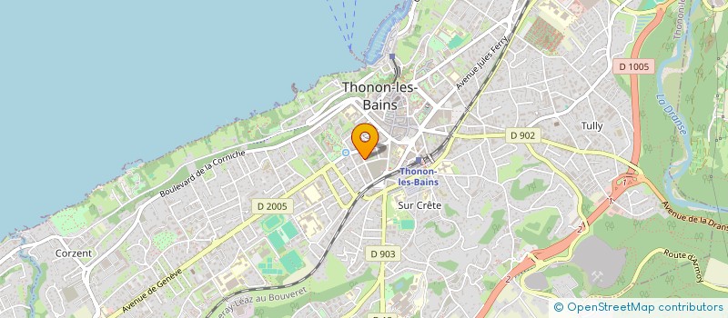 localisation de l'entreprise SUNTOUR SAVOIE à THONON-LES-BAINS