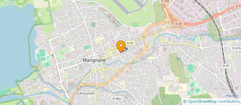 localisation de l'entreprise SUNU-GAL à MARIGNANE