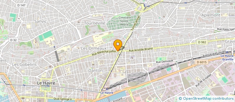 localisation de l'entreprise SUNU TERANGA à LE HAVRE