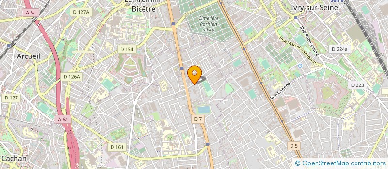 localisation de l'entreprise SUNUELEC à VILLEJUIF