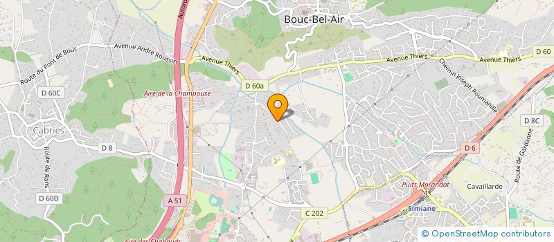 localisation de l'entreprise SUNVALO à BOUC-BEL-AIR