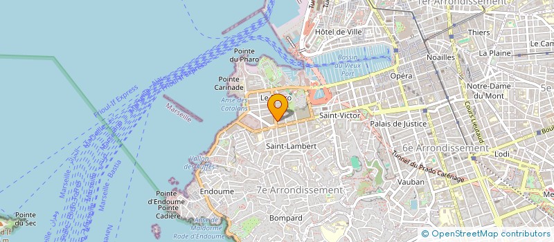 localisation de l'entreprise SUNVOLLEY à MARSEILLE